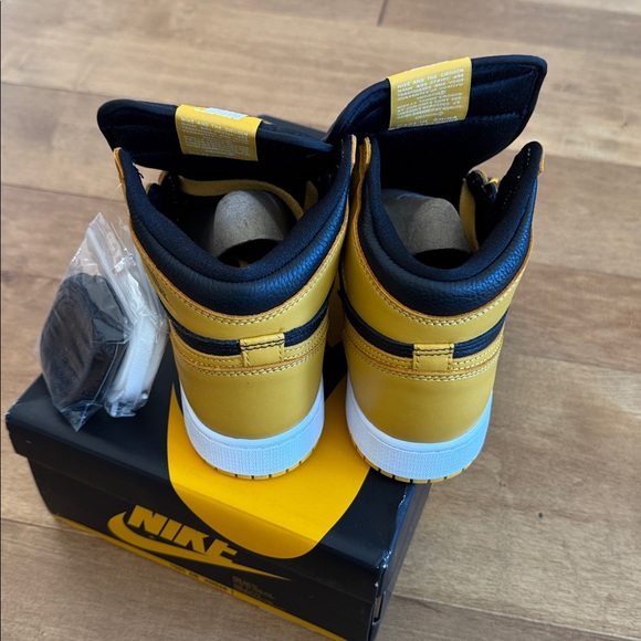 Nike Black and Gold High-Top Sneakers